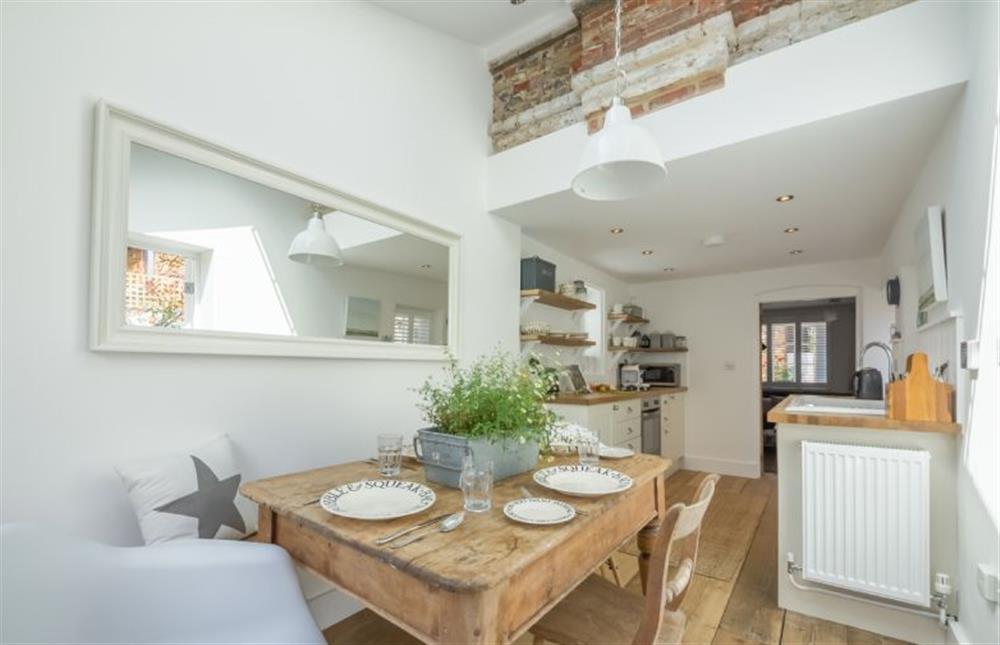 Ground floor: Kitchen dining area at The Cottage (Ringstead), Ringstead near Hunstanton