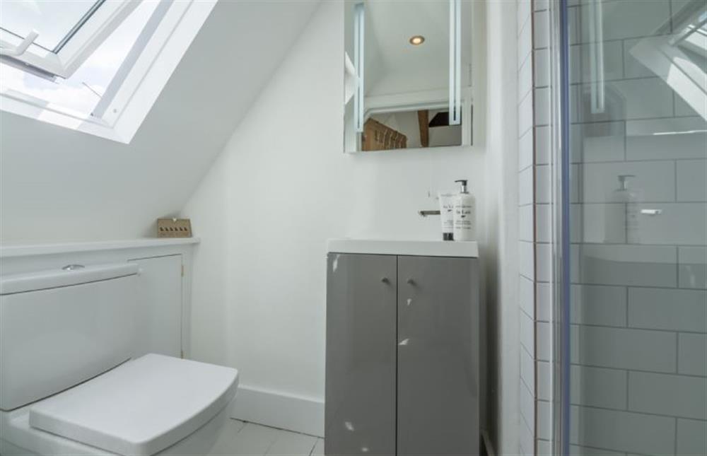Second floor: Master bedroom en-suite shower at The Cottage (Ringstead), Ringstead near Hunstanton