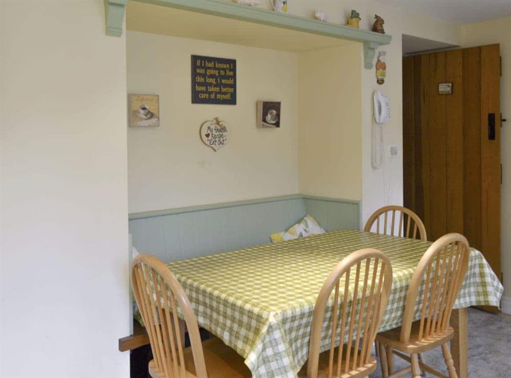 Dining area within large kitchen/diner at The Cottage in Sinnington, near Pickering, North Yorkshire