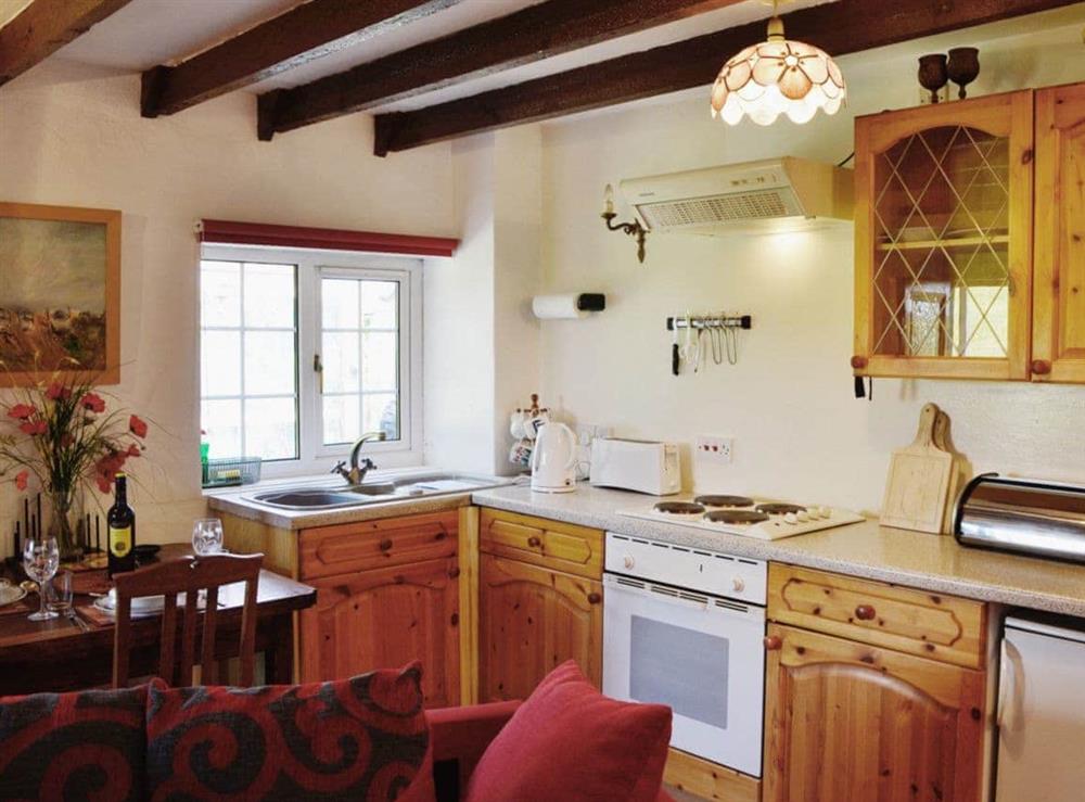 Delightful living space with original beamed ceiling at The Cottage in St. Cyrus, Montrose, Angus