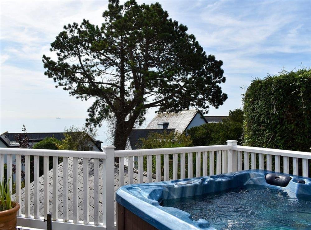 Private hot tub at The Cottage  in St Margarets Bay, Dover., Kent