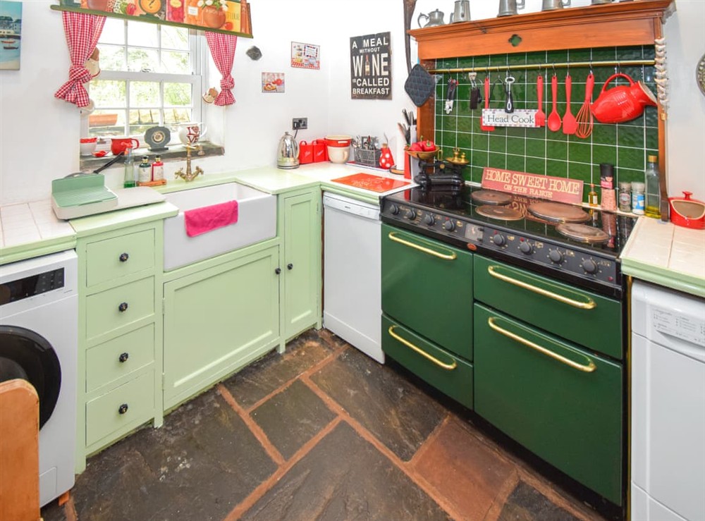 Kitchen area at The Cottage in Tirril, Cumbria
