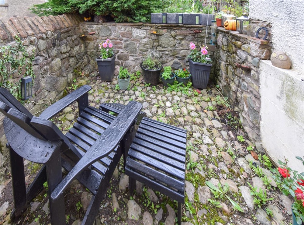 Sitting-out-area at The Cottage in Tirril, Cumbria