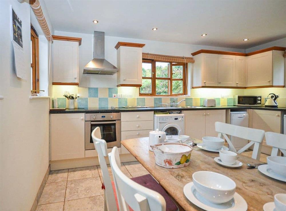 This is the kitchen at The Cottage in West Burton, West Sussex
