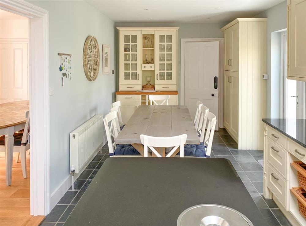 Kitchen/diner at The Cottage in West Wittering, West Sussex
