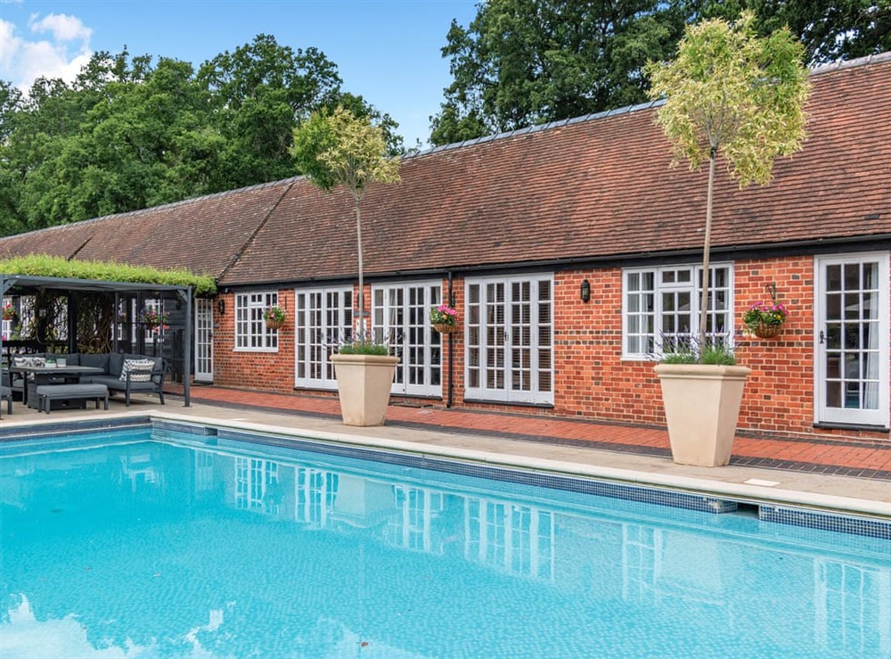 Swimming pool (photo 2) at The Cottage in Woking, near Guildford, Surrey