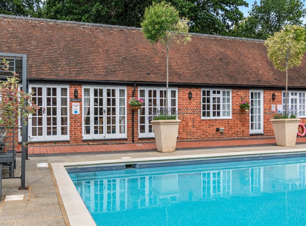 Swimming pool (photo 3) at The Cottage in Woking, near Guildford, Surrey