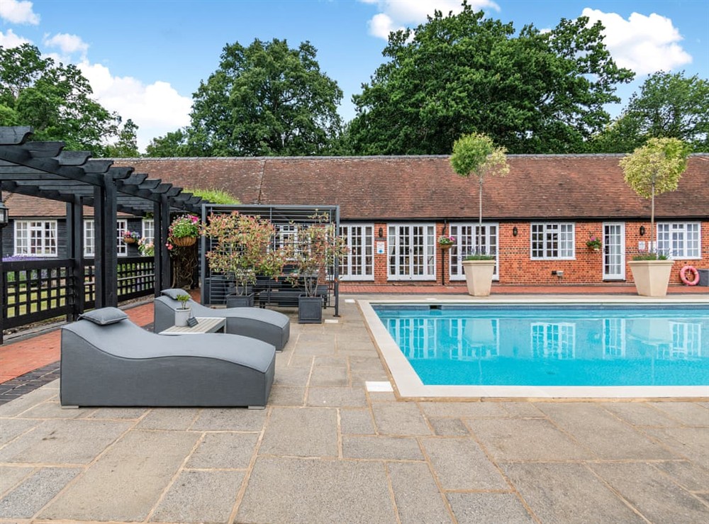 Swimming pool (photo 4) at The Cottage in Woking, near Guildford, Surrey