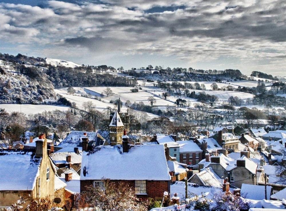 Wirksworth in winter at The Counting House in Wirksworth, near Matlock, Derbyshire