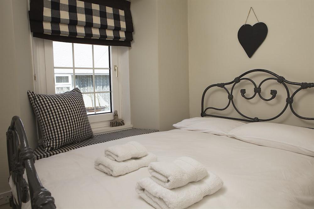Double bedroom at The Court House in Buckley Street, Salcombe