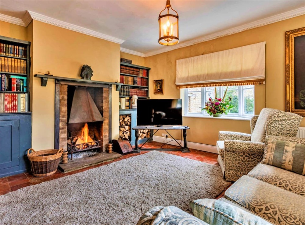 Living area at The Courtyard Barn in Islip, Northamptonshire
