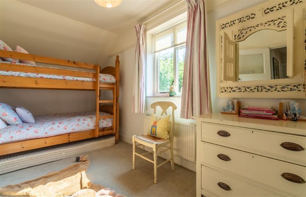 Bedroom four, full size bunk beds at The Cove, Old Hunstanton