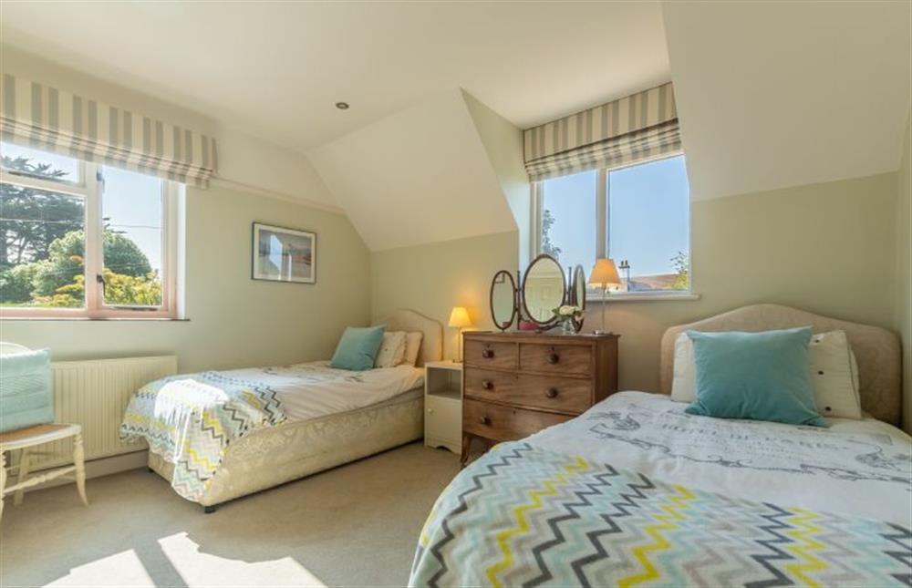 Bedroom three, twin room with duel aspect at The Cove, Old Hunstanton