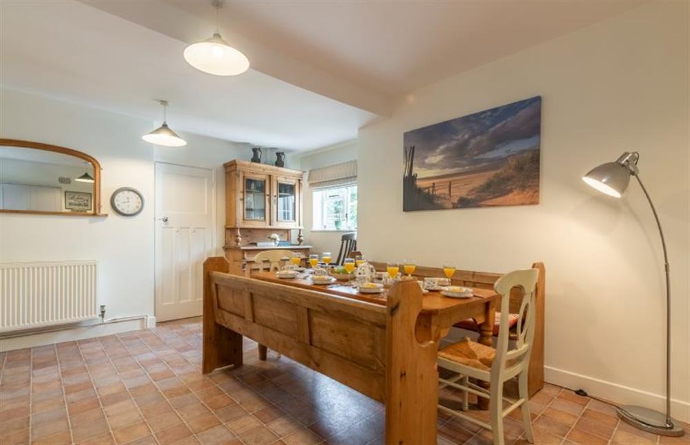 Spacious Kitchen with dining table at The Cove, Old Hunstanton