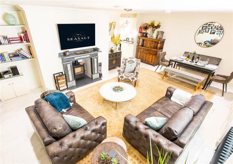 Relax in the living area at The Cove, Ramsgate