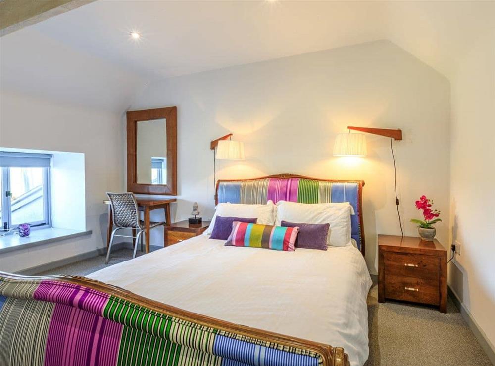Double bedroom at The Cow Shed in Bishopswood, near Chard, Somerset