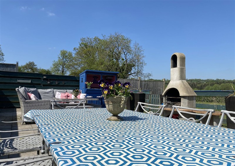The garden at The Cow Shed, Bishopswood