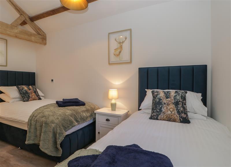 One of the bedrooms at The Cow Shed, Bromyard