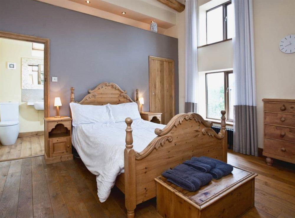 Double bedroom at The Cow Shed in Kingsley Holt, Staffordshire., Great Britain