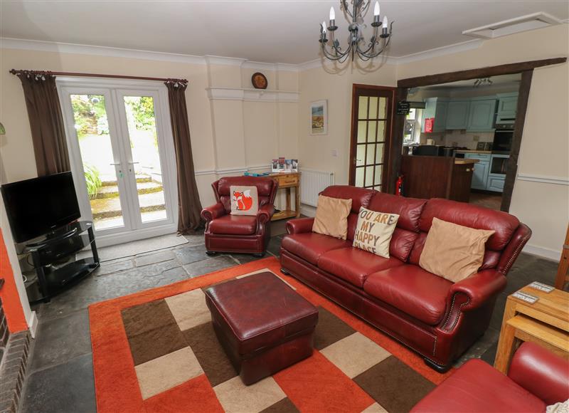 Enjoy the living room at The Cows Cupboard, Nantgaredig near Carmarthen