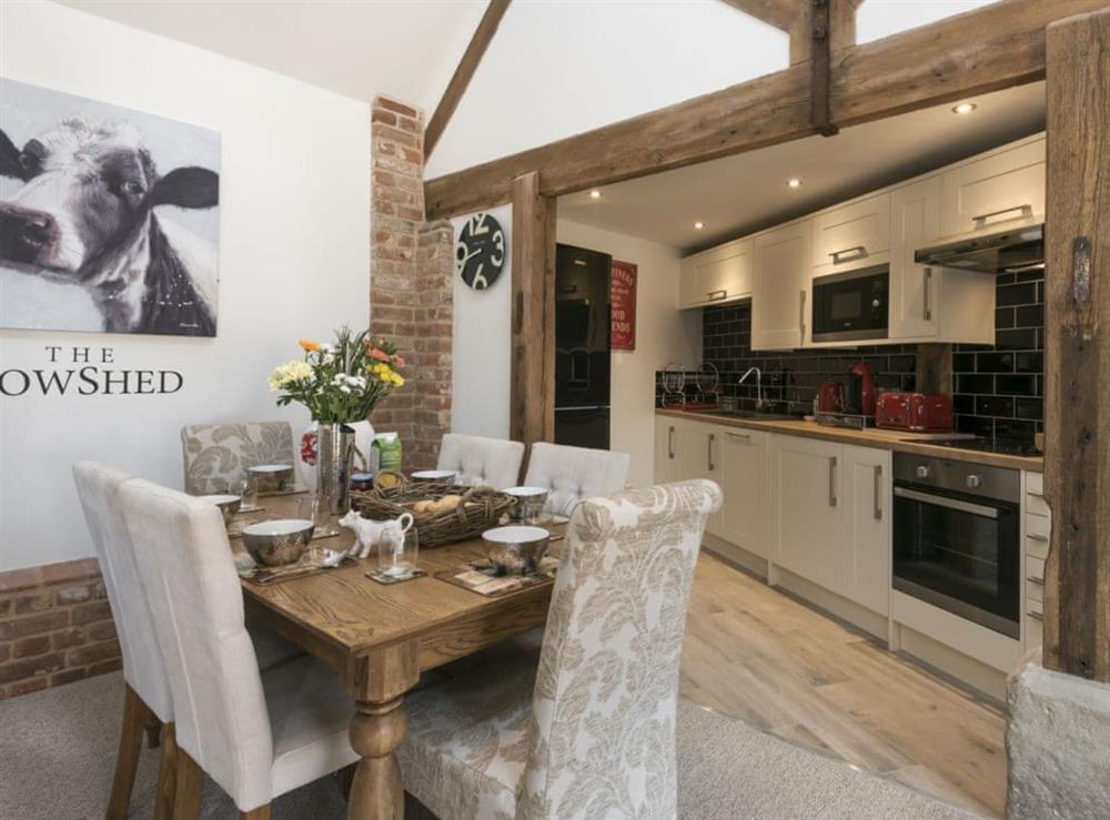 Terrific kitchen and dining area at The Cowshed in Horning, near Wroxham, Norfolk