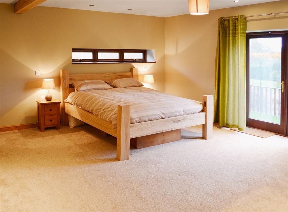 Double bedroom at The Cowshed in Westfield, East Sussex