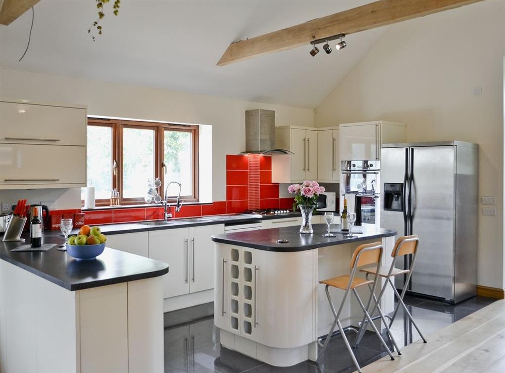 Kitchen at The Cowshed in Westfield, East Sussex
