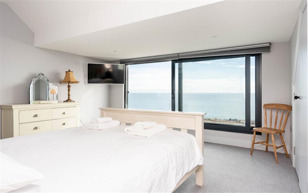 Top floor bedroom with fantastic views! at The Crab Pot in Beesands