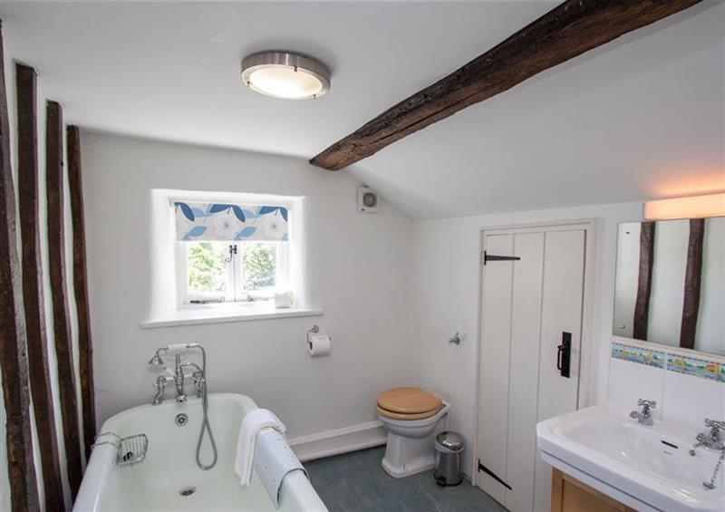 This is the bathroom at The Cragg, Hawkshead