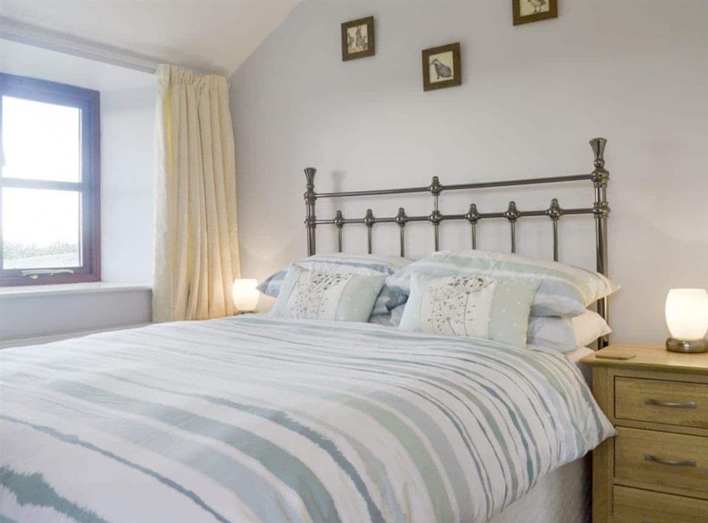Comfortable double bedroom at The Creamery in North Wootton, near Wells, Somerset