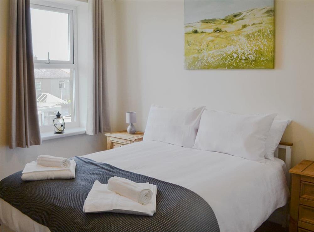 Comfortable double bedroom at The Creel House in Amble, Northumberland
