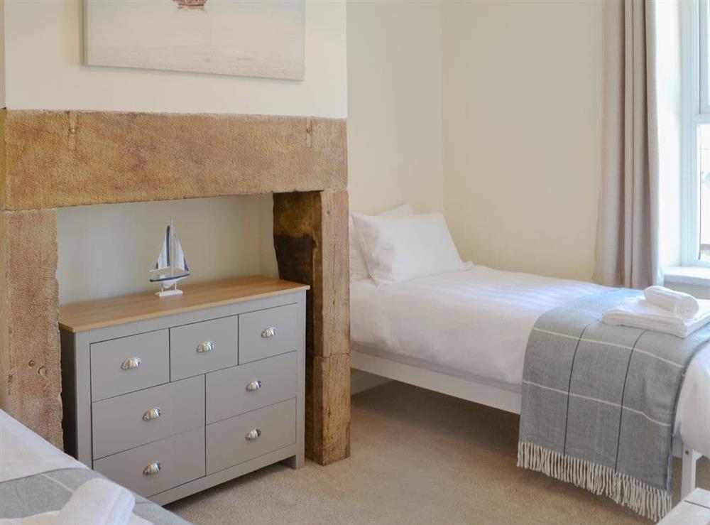Twin bedroom at The Creel House in Amble, Northumberland