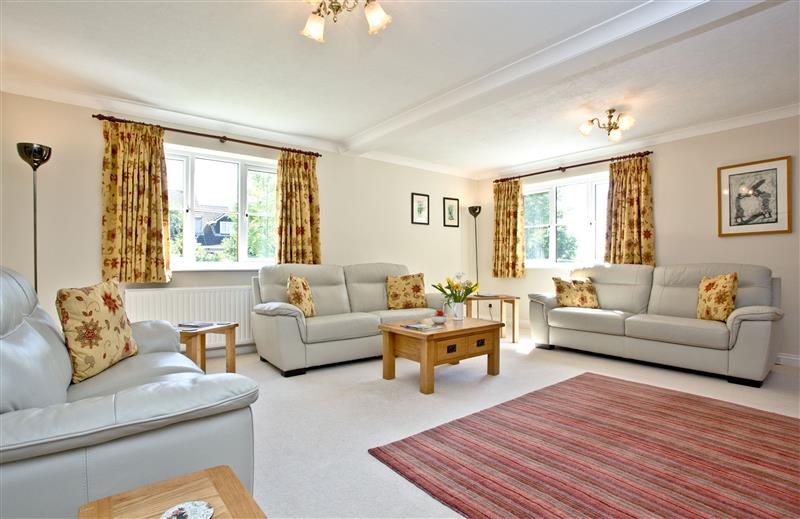 Relax in the living area at The Crest, Gloucestershire