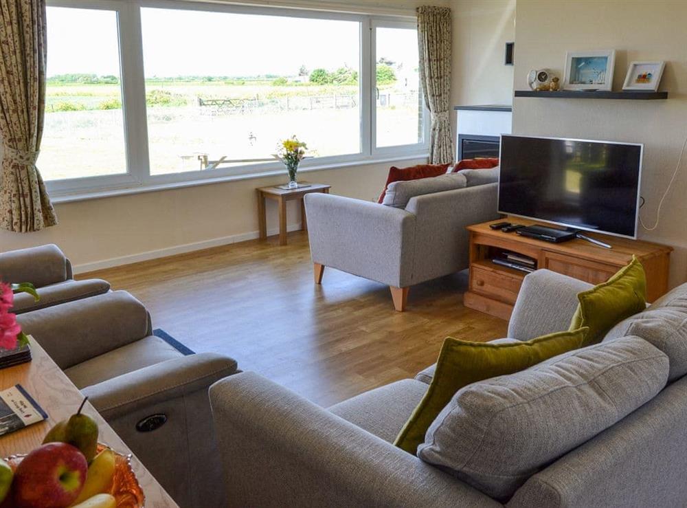 Living area at The Crest in Eccles on Sea, near Happisburgh, Norfolk