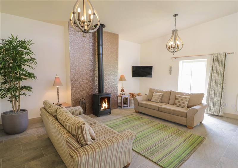 The living room at The Croft, Leigh Sinton