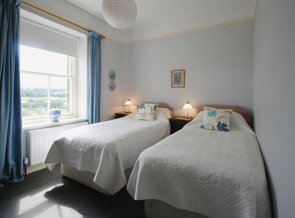 Twin bedroom at The Croft in Morpeth, Northumberland