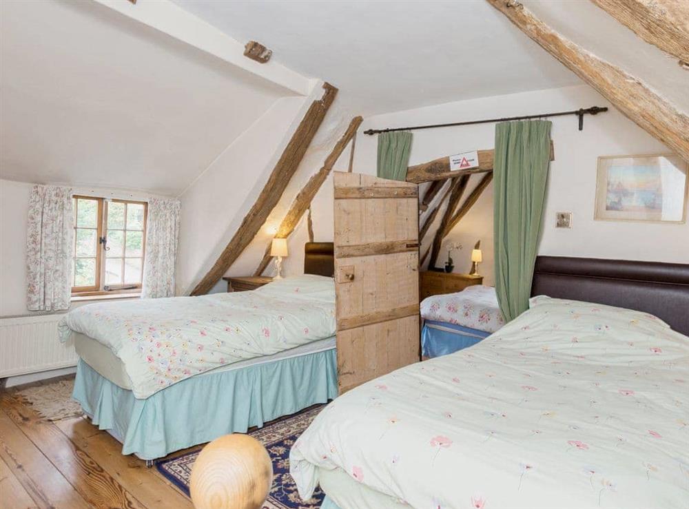 Twin bedroom at The Croft in Sible Hedingham, near Halstead, Essex