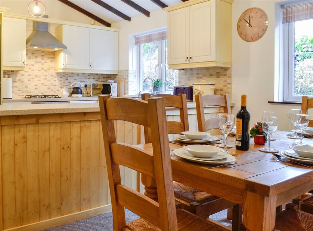 Lovely dining/kitchen at Penny Croft, 