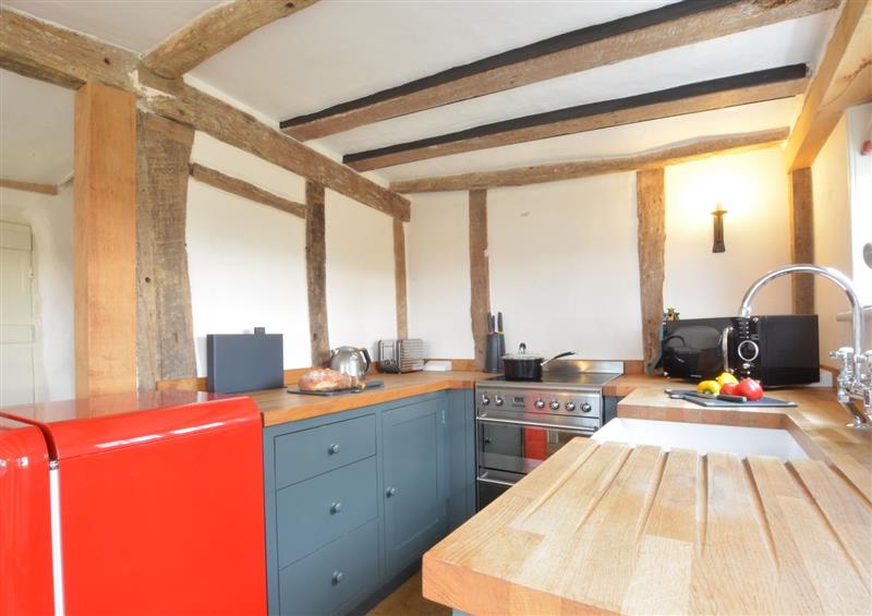 This is the kitchen at The Cross Wing, High Ash Farm, Peasenhall