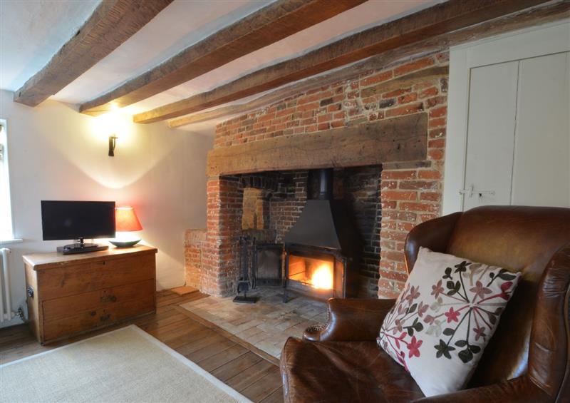 The living area at The Cross Wing, Peasenhall near Yoxford