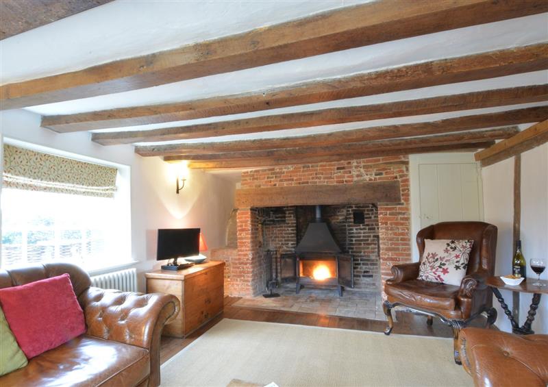 This is the living room at The Cross Wing, Peasenhall near Yoxford
