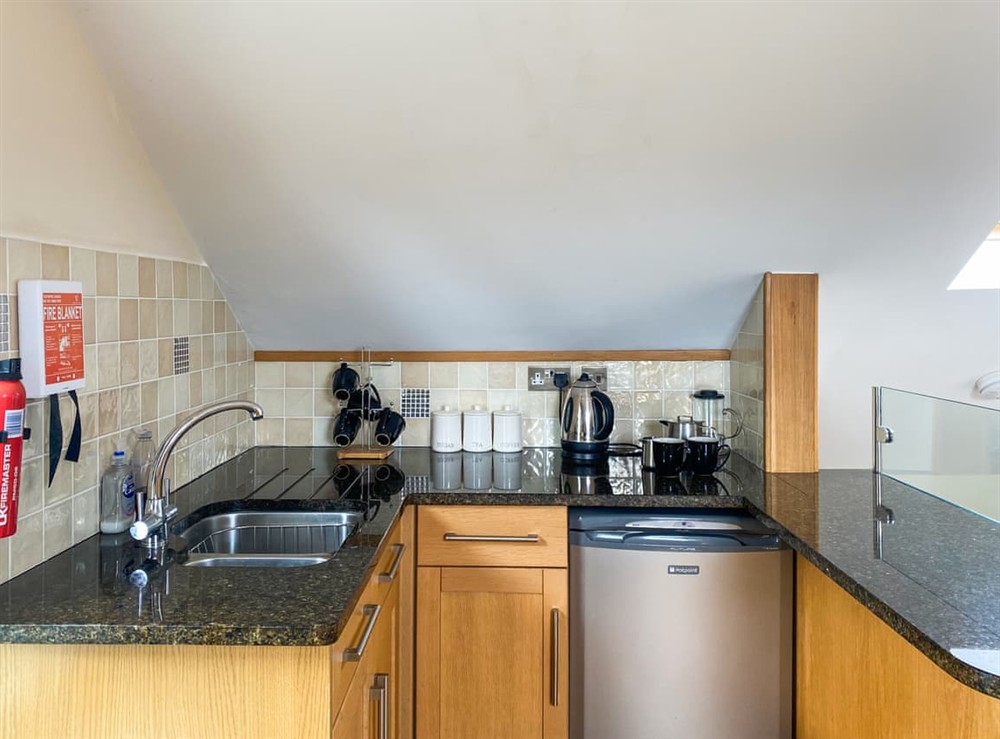 Kitchen at The Crows Nest in Flushing, near Falmouth, Cornwall