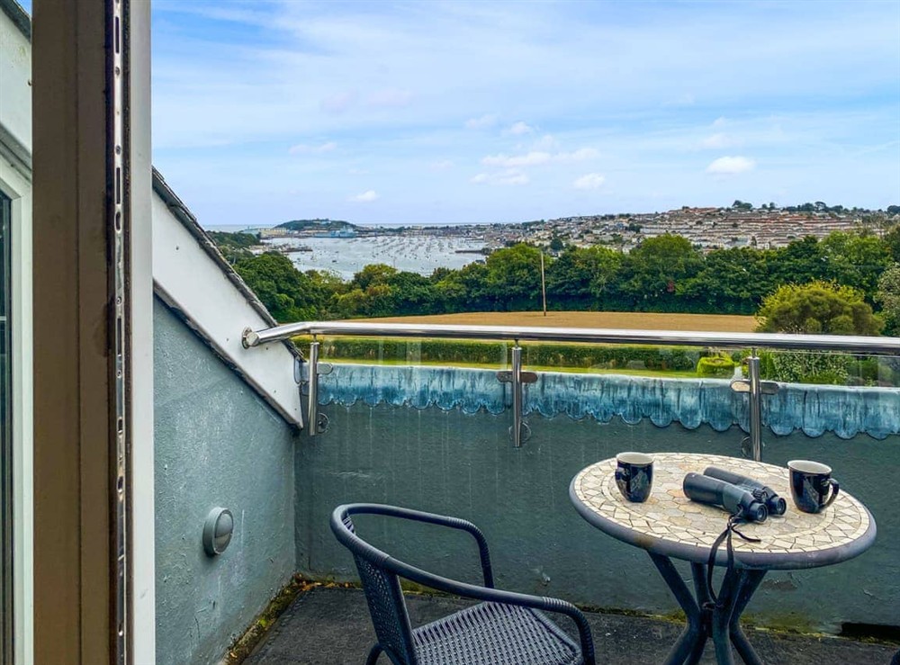 View at The Crows Nest in Flushing, near Falmouth, Cornwall