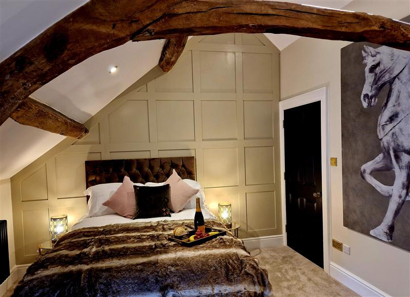 A bedroom in The Cruck at The Cruck, Cabus near Garstang