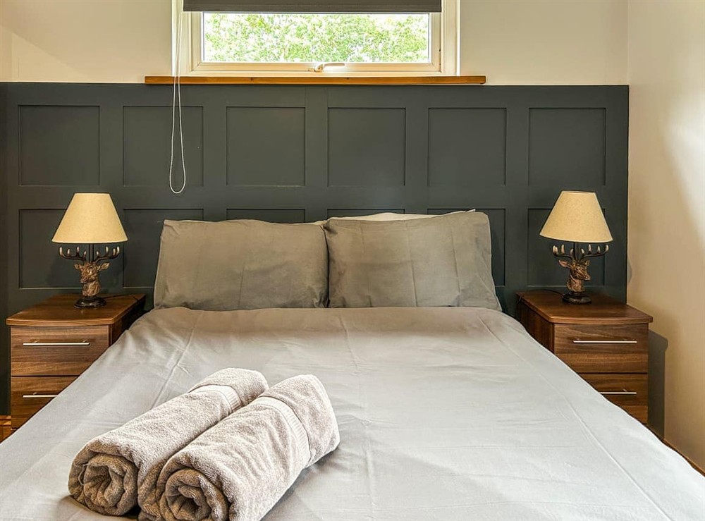 Double bedroom at The Curious Stag in Rothbury, Northumberland