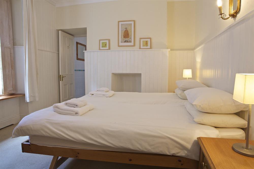 Double bedroom at The Custom House in Union Street, Salcombe
