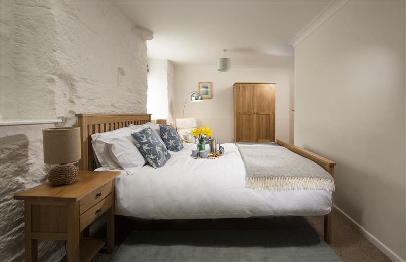 A photo of the bedroom at The Customs House Loft, Cornwall