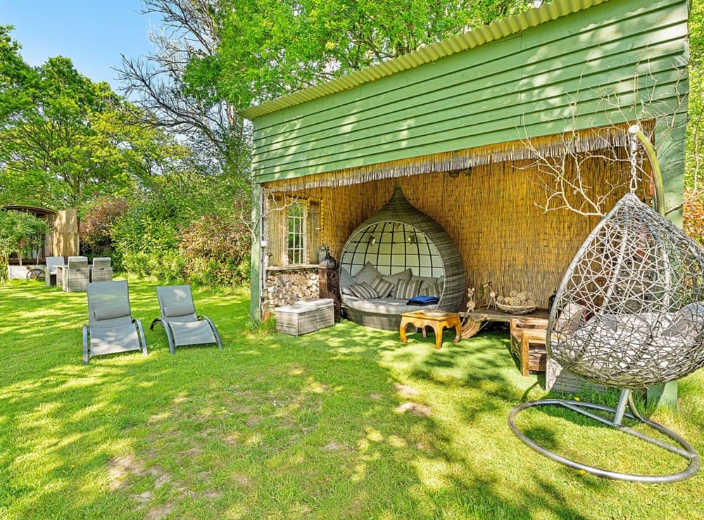 Outdoor area at The Cwm House in Romsey, Hampshire