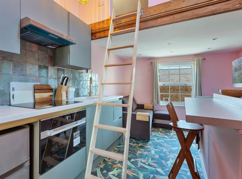 Open plan living space at The Cwm View in London, England