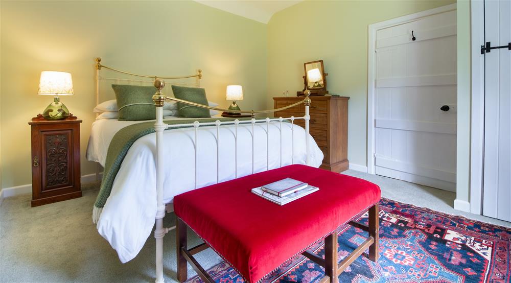 The double bedroom at The Cwms in Narberth, Pembrokeshire